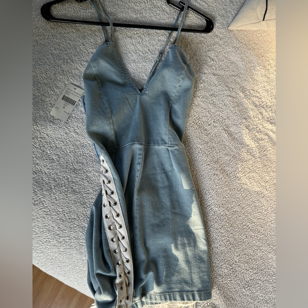 Denim Romper NWT | Fashion Nova